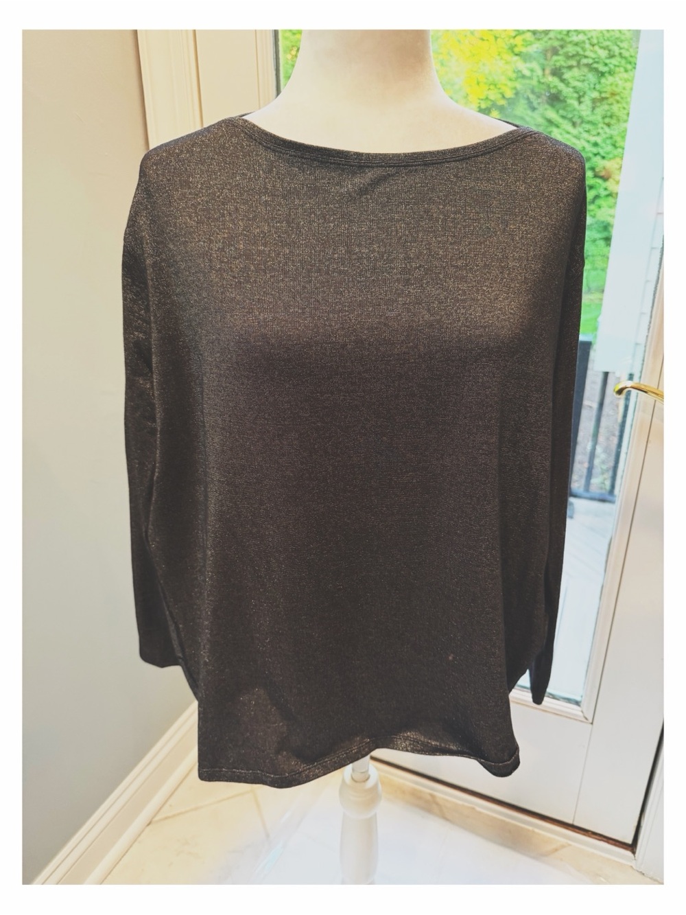 NWOT Lululemon Back in Action Brown Long Sleeve Sparkle Shirt Limited Edition
